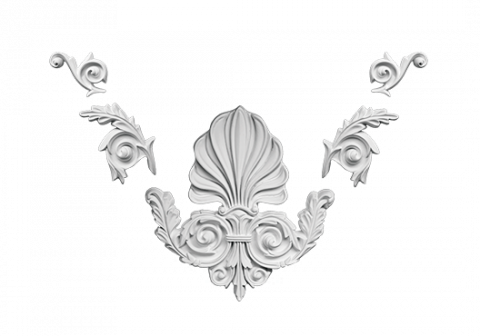 Cadre de usa de interior din poliuretan - Ornament 1.60.019 Poliuretan Gaudi 200 x 205 x 20 mm