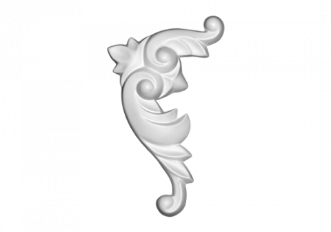 Cadre de usa de interior din poliuretan - Ornament 1.60.035 Poliuretan Gaudi 125 x 85 x 16 mm