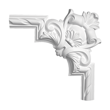 Ornamente de colt - Ornament colț 1.52.288 Poliuretan Gaudi 270 x 270 x 32 mm