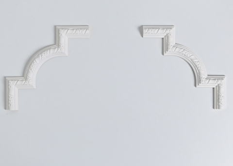 Ornamente de colt - Ornament de colt din poliuretan OCF3010B 275x275x25 mm