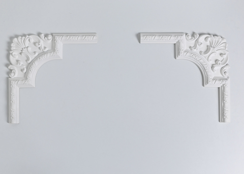 Ornamente de colt - Ornament de colt din poliuretan OCF3010C 330x330x25 mm