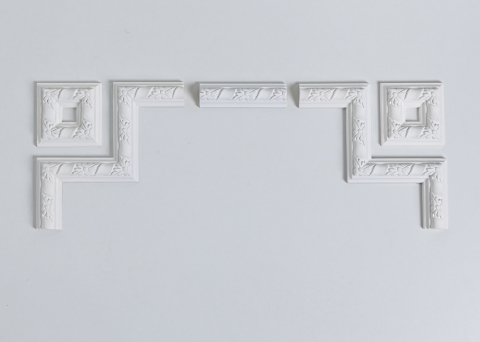 Ornamente de colt - Ornament de colt din poliuretan OCF3010E 100x100x25 mm