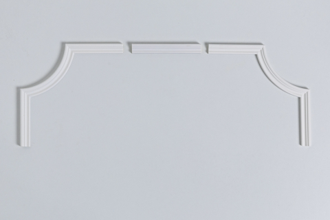 Ornamente de colt - Ornament de colt din poliuretan OCF3035B 200x200x10 mm