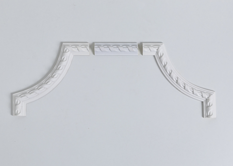 Ornamente de colt - Ornament de colt din poliuretan OCF607D-8 235x240x23 mm