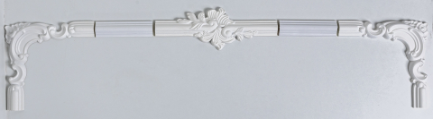 Ornamente de colt - Imbinare chenar decorativ din poliuretan OCF614 110x245x20 mm