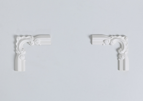 Ornamente de colt - Ornament de colt din poliuretan OCF624A-8 145x145x18 mm
