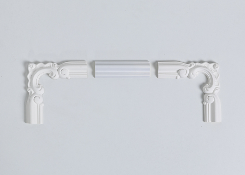 Ornamente de colt - Ornament de colt din poliuretan OCF624A-8 145x145x18 mm