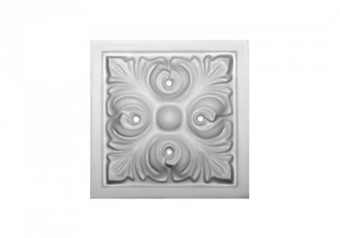 Cadre de usa de interior din poliuretan - Ornament patrat usa 1.54.002 Poliuretan Gaudi 96 x 96 x 30 mm