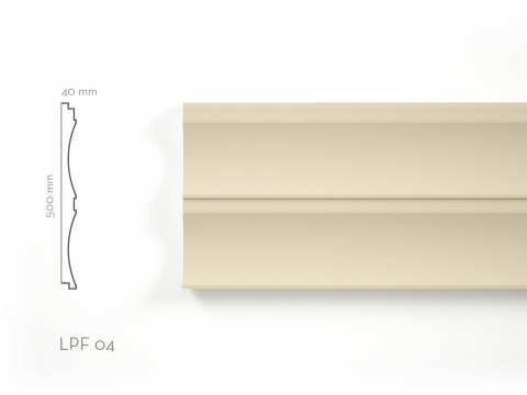 Panouri decorative de exterior tip FUGA - Panou decorativ Panou Fuga LPF04RA 500x40x2000mm