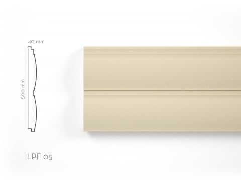 Panouri decorative de exterior tip FUGA - Panou decorativ Panou Fuga LPF05RA 500x50x2000mm