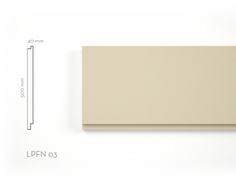 Panouri decorative de exterior tip FUGA - Panou decorativ Panou Fuga LPFN03RA 500x40x2000mm