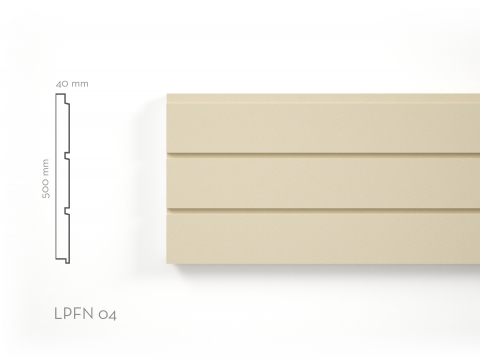 Panouri decorative de exterior tip FUGA - Panou decorativ Panou Fuga LPFN04RA 500x40x2000mm