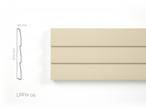 Panouri decorative de exterior tip FUGA - Panou decorativ Panou Fuga LPFN06RA 500x40x2000mm