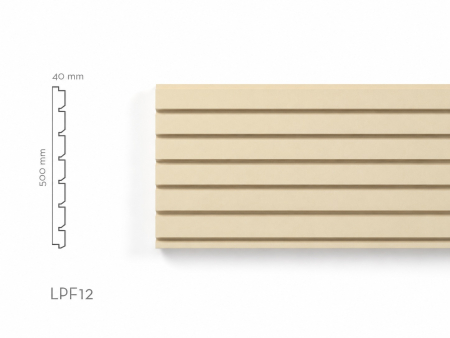 Panouri decorative de exterior tip FUGA - Panou decorativ Panou Fuga LPF12 500x40x2000mm