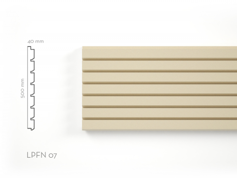 Panouri decorative de exterior tip FUGA - Panou decorativ Panou Fuga LPFN07RA 500x40x2000mm