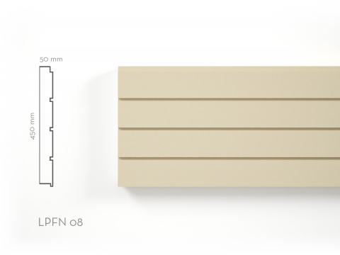 Panouri decorative de exterior tip FUGA - Panou decorativ Panou Fuga LPFN08RA 450x50x2000mm