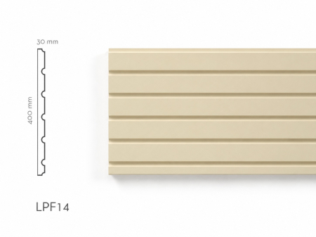 Panouri decorative de exterior tip FUGA - Panou decorativ Panou Fuga LPF14 400x30x2000mm