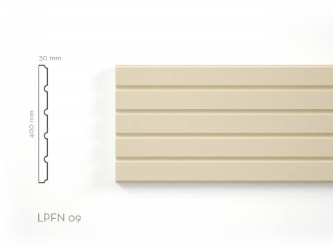 Panouri decorative de exterior tip FUGA - Panou decorativ Panou Fuga LPFN09RA 400x30x2000mm