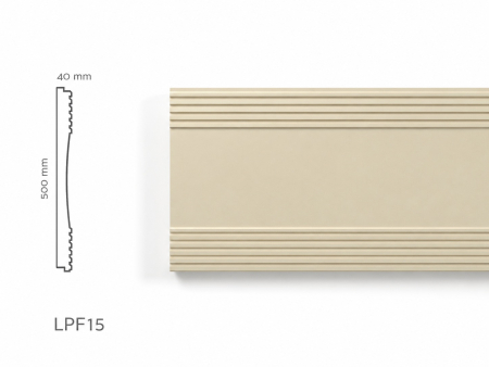 Panouri decorative de exterior tip FUGA - Panou decorativ Panou Fuga LPF15 500x40x2000mm