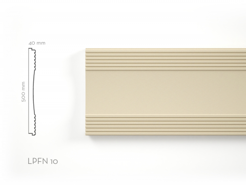 Panouri decorative de exterior tip FUGA - Panou decorativ Panou Fuga LPFN10RA 500x40x2000mm
