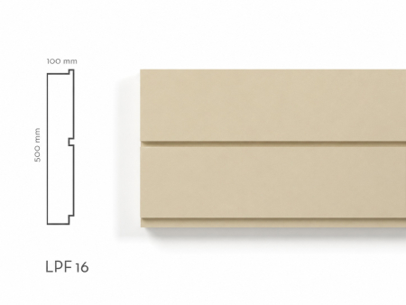 Panouri decorative de exterior tip FUGA - Panou decorativ Panou Fuga LPF16 500x100x2000mm