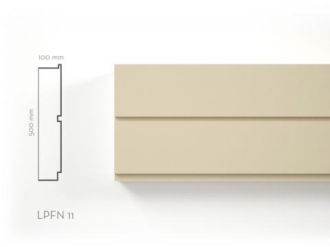 Panouri decorative de exterior tip FUGA - Panou decorativ Panou Fuga LPFN11RA 500x100x2000mm
