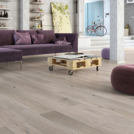 Parchet Triplu Stratificat - Parchet triplu stratificat Alaska Piccolo Stejar Barlinek 130mm x 1.1m x 14mm