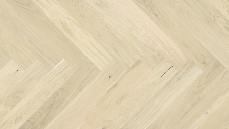 Parchet - Parchet triplu stratificat Stejar Bianco Herringbone 130 Barlinek