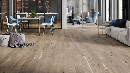 Parchet Triplu Stratificat - Parchet triplu stratificat Stejar Bowfell Medio 155mm x 2.2m x 14mm