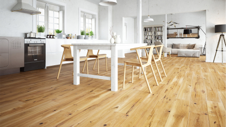 Parchet Triplu Stratificat - Parchet Triplu Stratificat Stejar Calvados Grande Barlinek 180mm x 2.2m x 14mm