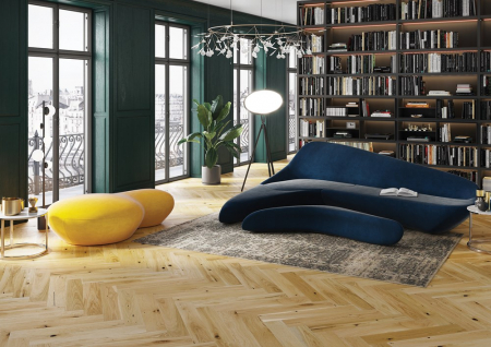 Parchet - Parchet triplu stratificat Stejar Grand Canyon Herringbone 5G 130mm x 0.725m x 14mm