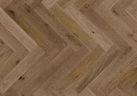 Parchet Triplu Stratificat - Parchet triplu stratificat Stejar Herringbone Toffee 180/A 180mm x 0.725m x 14mm