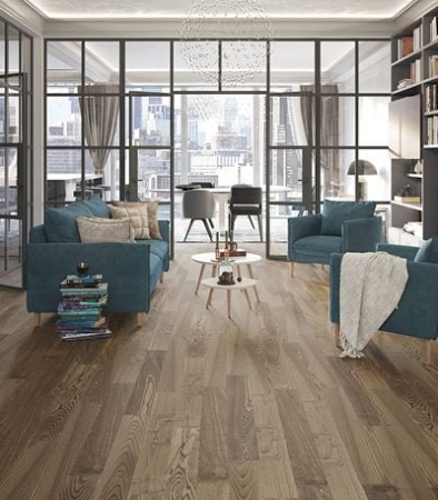 Parchet Triplu Stratificat - Parchet triplu stratificat Umbra Piccolo Frasin Barlinek 130mm x 1.1m x 14mm