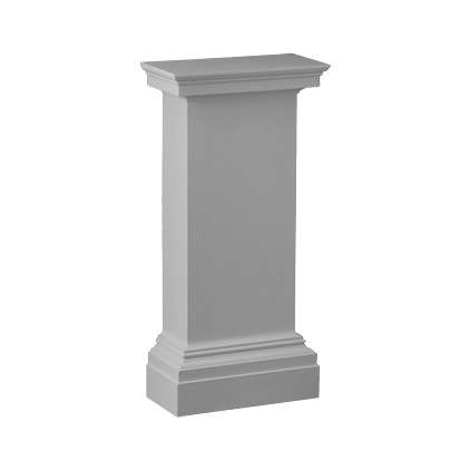 Semicoloane de interior din poliuretan - Piedestal 1.18.001 Poliuretan Gaudi 651 x 317 x 159 mm