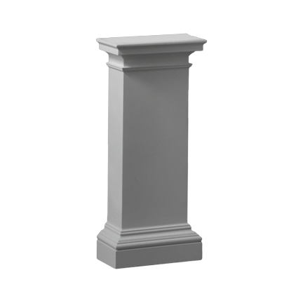 Semicoloane de interior din poliuretan - Piedestal 1.18.003 Poliuretan Gaudi 652 x 300 x 150 mm