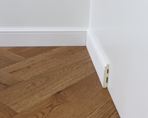 Plinte de interior din poliuretan - Plinta din poliuretan PCR3243-8  80x12x2440 mm