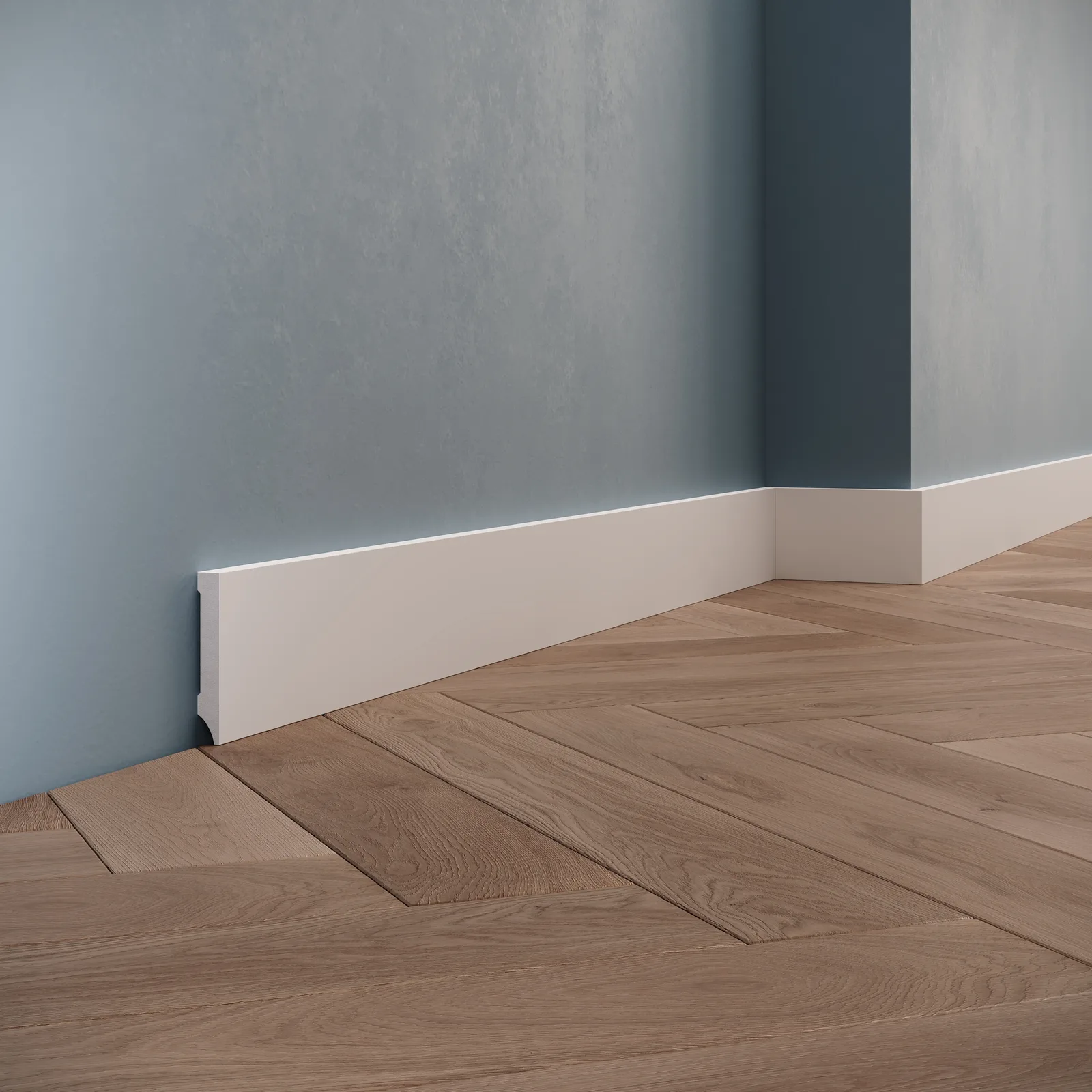 Plinte din polimer dur - Plintă din polimer dur PDPL003, 70 × 11 × 2400 mm