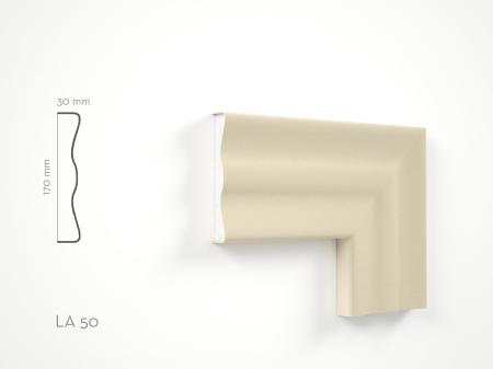 Profile decorative de exterior - Profil decorativ Ancadrament LA 50 170x30x2000mm