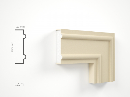 Ancadramente fereastra de exterior - Profil decorativ Ancadrament LA11 100x32x2000mm