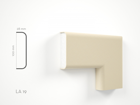 Profile decorative de exterior - Profil decorativ Ancadrament LA19 100x28x2000mm