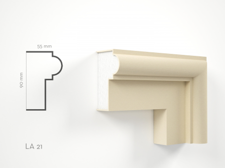 Profile decorative de exterior - Profil decorativ Ancadrament LA21 90x55x2000mm