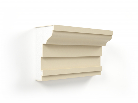 Cornise de exterior - Profil decorativ Cornisa LC04RA 166x88x2000mm