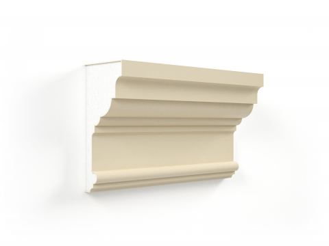 Cornise de exterior - Profil decorativ Cornisa LC18RA 285x130x2000mm