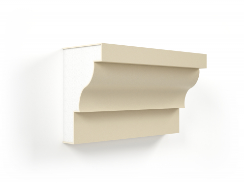 Cornise de exterior - Profil decorativ Cornisa LCN03RA 160x100x2000mm