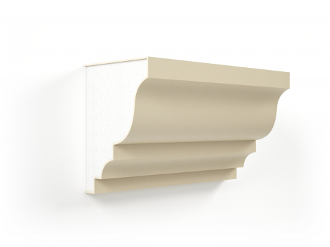 Cornise de exterior - Profil decorativ Cornisa LCN05RA 170x125x2000mm