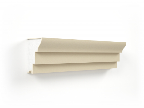 Solbancuri de exterior - Profil decorativ Solbanc LS07 106x73x2000mm