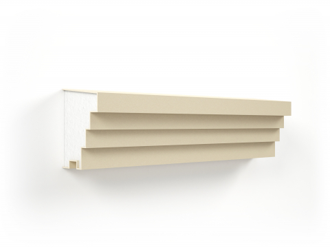 Solbancuri de exterior - Profil decorativ Solbanc LS13 136x98x2000mm