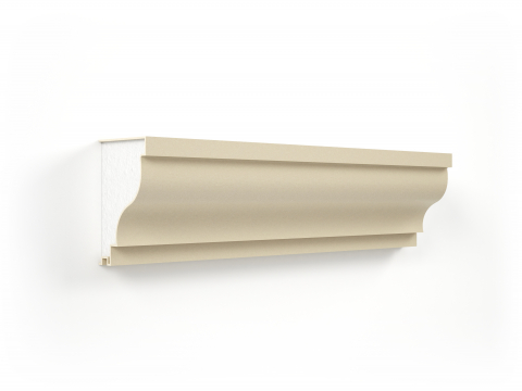 Solbancuri de exterior - Profil decorativ Solbanc LS36 130x80x2000mm