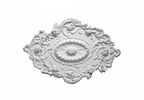 Profile decorative de interior - Rozeta tavan 1.56.029 Poliuretan Gaudi 532 x 767 x 45 mm