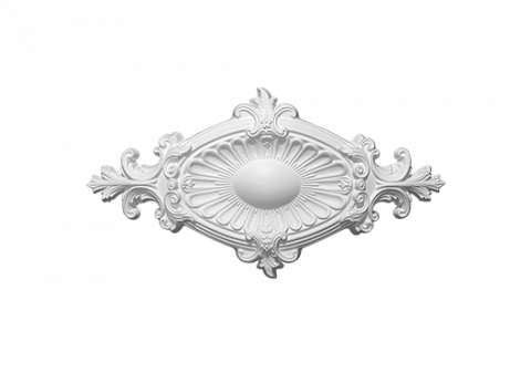 Profile decorative de interior - Rozeta tavan 1.56.043 Poliuretan Gaudi 315 x 585 x 35 mm